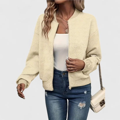 Sophia - Lekka casualowa kurtka zapinana na zamek