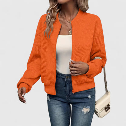 Sophia - Lekka casualowa kurtka zapinana na zamek