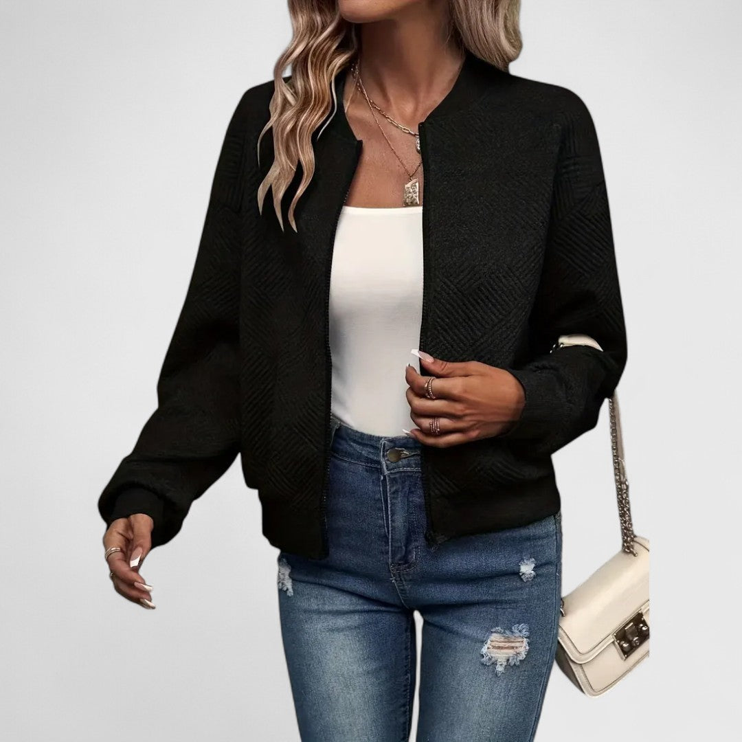 Sophia - Lekka casualowa kurtka zapinana na zamek