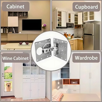 HingePlate 1+1 GRATIS: Naprawa Zawiasów Meblowych DIY