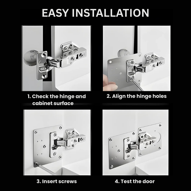HingePlate 1+1 GRATIS: Naprawa Zawiasów Meblowych DIY