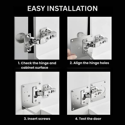 HingePlate 1+1 GRATIS: Naprawa Zawiasów Meblowych DIY