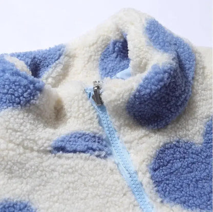 Karolina – dwustronna damska kurtka z serduszkami