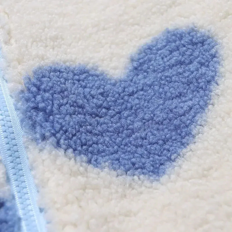 Karolina – dwustronna damska kurtka z serduszkami