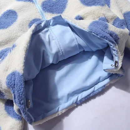 Karolina – dwustronna damska kurtka z serduszkami