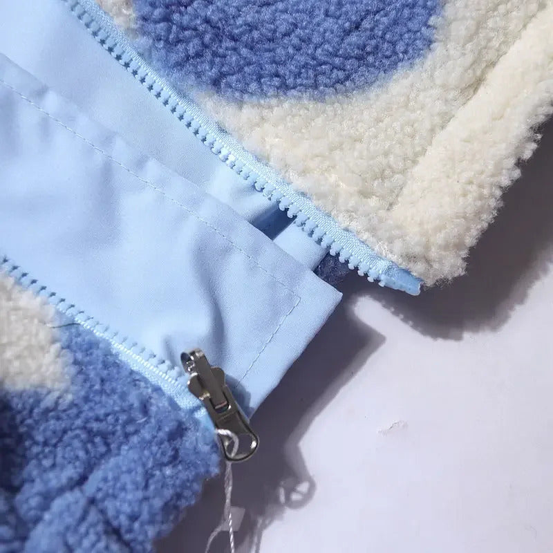 Karolina – dwustronna damska kurtka z serduszkami