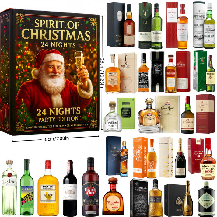 Klasyczny kalendarz adwentowy whisky 2025