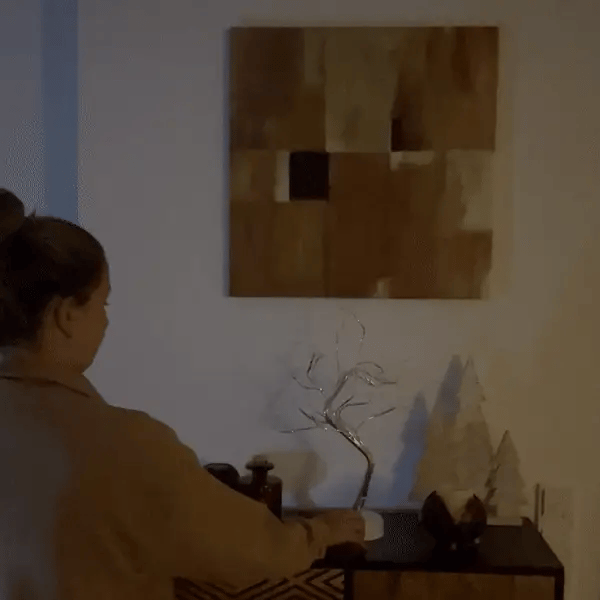 Drzewko świetlne – oświetlenie świąteczne z ciepłym światłem