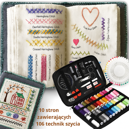 SewBook™ - Naucz się haftować - Książka do haftu dla młodych i starszych