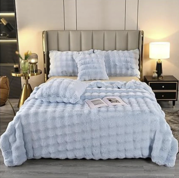 Puszyste Toskańskie Luksusowe: Ciepłe Dodatkowo Grube Koce Zimowe na Łóżko i Sofę!