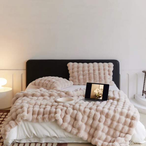 Puszyste Toskańskie Luksusowe: Ciepłe Dodatkowo Grube Koce Zimowe na Łóżko i Sofę!