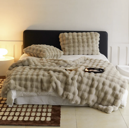 Puszyste Toskańskie Luksusowe: Ciepłe Dodatkowo Grube Koce Zimowe na Łóżko i Sofę!