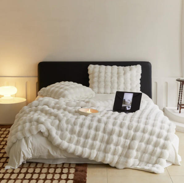 Puszyste Toskańskie Luksusowe: Ciepłe Dodatkowo Grube Koce Zimowe na Łóżko i Sofę!